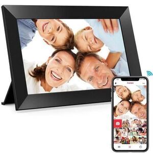 Smart WiFi photo frame Frameo 10.1" – HD digital picture frame with auto-rotate